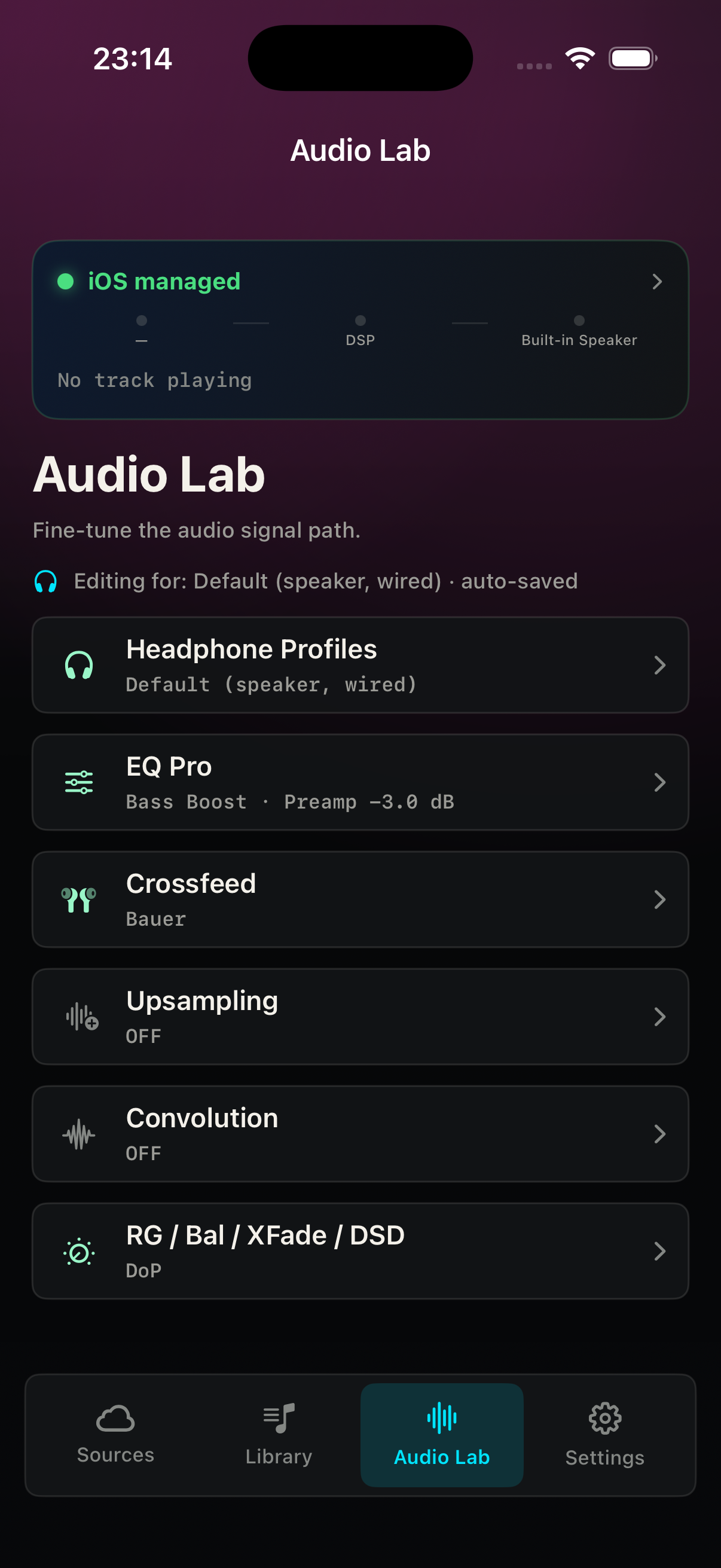 Audio Lab trong PureBit với các công cụ xử lý âm thanh